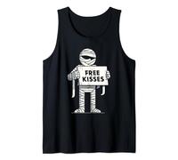 Mummy Free Kiss Halloween Mostro Divertente Uomini Donne Canotta