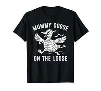 Mummy Goose sull'Halloween sciolto Maglietta
