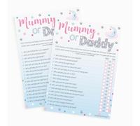 Mummy or Daddy - Luna e Stelle Baby Shower Gioco Unisex - 20 Giocatori