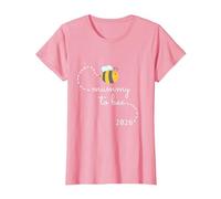 Mummy To Bee 2026 STO per Diventare Una Mamma Gravidanza Sesso Maglietta, Donna, Rosa, 3XL