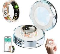 MUMQAQ Anello intelligente, 2026 nuovo anello per donne e uomini, impermeabile IP68, anello fitness per salute, monitoraggio del sonno e dell'attività, ricarica wireless, fotografia a distanza, senza