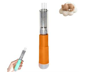 MUMQAQ Macchina elettrica per infeltrimento ad ago, strumento per infeltrimento della lana, strumento regolabile a 7 aghi con corsa di 2 cm, guscio trasparente per scolpire la lana e artigianato fai