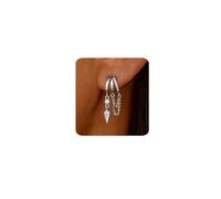 MUMREUES Orecchini Donna 14K Argento Placcato orecchini a catena con frangia Cerchio Pendenti Argento Ipoallergenici Gioielli Da Donna Earrings Regali Di Compleanno