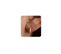 MUMREUES Orecchini Donna 14K Oro Placcato orecchini a Circolare Zircone Ipoallergenici Gioielli Da Donna Earrings Regali Di Compleanno