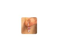 MUMREUES Orecchini Donna Argento 925 Orecchini Cerchio Donna Argento Orecchini Minimalisti Zirconia Cubica Regalo Di Gioielli Per Lei
