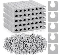 Mumufy 1000 separatori individuali per dita dei piedi, in morbida schiuma, comodi divisori per dita dei piedi, per donne, uomini, ragazze, manicure, smalti, arte, pittura, spa (grigio)