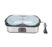 Mumusuki 2L Maker di Yogurt Elettrico, Controllo Automatico della Temperatura 0-48 Ore Incubatore di Yogurt Digitale con 2 Barattoli di Vetro per Yogurt Biologico (Plug 220v)