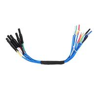 Mumusuki 6 Le Cavi di Universale di Sonde Diagnostiche del Motore dei Cavi Automobilistici per Multimetro di Oscilloscopio con 4 Dimensioni del Connettore 0,6 Mm 1,5 Mm 2,3 2,8 (BLUE)