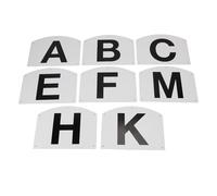 Mumusuki 8 Lettere da Dressage, Marcatori da Dressage in Plastica da Parete con Fori Preforati, per Allenamento Equestre Ed Eventi di Equitazione, Includono Le Lettere A B C E H K F M