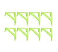 Mumusuki 8 Pacchetti di Tela, Cavalli da Pittura in Plastica ABS con Base Non Slip, Mini Piedi di Tela per Arte di Versamento Acrilico e Display da Tavolo (GREEN)