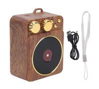 Mumusuki Altoparlante Bluetooth Music Retry Music, Magnetica Montaggio Easy Mount Vintage Sonno Clear Sound Compact 4-6H Playback, Dimensione 3.03x2.36x1.50in per Arredamento Desktop per