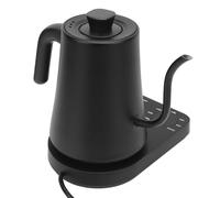Mumusuki Bollitore a Collo di Collo Elettrico, 1200 w 1000 Ml 5 Livelli di Temperatura in Acciaio Inossidabile Regolabile Versare Sopra il (Spina europea 220V)
