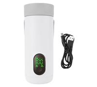 Mumusuki Bollitore Elettrico Portatile, 10 Minuti a Ebollizione Veloce 12h Caldaia Ad Acqua Elettrica Ricaricabile a Corda Ricaricabile con 6 Impostazioni per Campeggio per Auto da