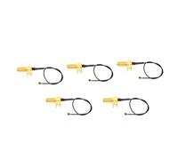 Mumusuki Cavo di Prolunga RF 5 Pezzi Cavo di Prolunga RF SMA, Cavo RF SMA a IPEX a Cavo RF IPEX Cavo Terminale IPEX 50 Ohm Antenna con Piastra Saldata Pigtail per Sistemi GPS