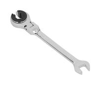 Mumusuki Chiave per Dadi Svasati, Acciaio CR V, Chiave a Cricchetto a Doppia Testa 12 Mm, Adatta per Applicazioni su Tubi dell'olio dei Freni Automobilistici