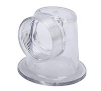 Mumusuki Coperchio Prefiltro Trasparente, in Robusto Materiale PC, per Pompe di Circolazione SPS100, SPS75, SPS50, SPS25 con Ispezione Visiva per la Manutenzione dell'Acqua della Piscina.