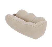 Mumusuki Cuscino Cervicale Gonfiabile a Forma di U, Materiale Floccato in PVC, Supporto Cervicale Portatile per i Viaggi, Comodo per i Viaggi in Aereo e in Treno (per donne) (per donne)