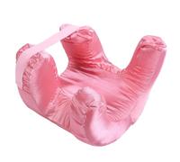 Mumusuki Cuscino Facciale in Memory Foam per la Schiena Che Dorme con Tessuto Liscio in Tessuto di Seta e Supporto Ottimale Comodo Stoccaggio, Facile Trasporto (PINK)