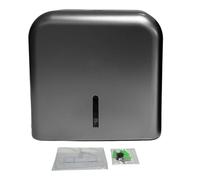 Mumusuki Dispenser di Rotoli di Carta Igienica, Dispenser di Fazzoletti di Carta per Montaggio a Parete con Serratura Porta Fazzoletti da Bagno con Finestra (Argento (lunghezza del tubo: 2 m / 6,6