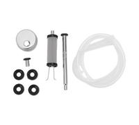 Mumusuki Filtro a Doppio Tubo di Tubo di Immersione, 500 300 Galleggiante a Doppio Filtro, Mesh Rimovibile Al Cibo in Acciaio Inossidabile in Silicone per la Birra Casalinga