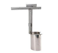 Mumusuki Fioriera per Bulbi in Acciaio Inossidabile, Manico Lungo Ergonomico con Perforazione Efficiente dei Fori, Ideale per Il Giardinaggio e l'agricoltura