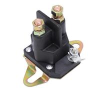 Mumusuki Interruttore di relè del Solenoide di Avviamento, Interruttore di relè di Tosaerba in Ottone ABS 12V per 7701100MA 1002004MA 24285 424285 per 111674 6120 430 0500 53490009