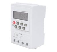 Mumusuki Interruttore Timer Digitale Automatico, Controllo Microcomputer Programmabile, Temporizzazione di 7 Giorni con 16 Set on Off, Perfetto per Uso Elettrico Interno