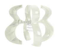 Mumusuki Kit Generatore Eolico con 4 Pale in Materiale PP e Bassa velocità di Avvio Ideale per Alimentazione Off-grid 600 W per Uso Domestico Ed Esterno (24V)