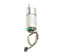 Mumusuki Motore di Ingranaggi 37D con Encoder 12V/24 V Motore di Riduzione della Coppia Ad Alta Coppia Durevole per Dispositivi Intelligenti Monitor (12V, velocità 30)