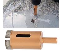 Mumusuki Punta Diamantata per Carotiere per Marmo, Cemento, Vetro, 25-38 Mm, Taglio Ad Alta Precisione, Funzionamento a Bassa velocità, Ideale per Piastrelle di Ceramica, Trapani Elettrici (metallo 3)