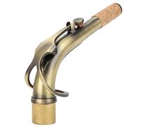 Mumusuki SAXOPHONE NECK BRASSIONE Alto SAX BED TUBI ACCESSORI STRUMENTI MUSICALE 2,45 Cm Accessorio Dorato Accessorio Golden Resonant Durevole con qualità del Suono Altamente Risonante per Sassofoni