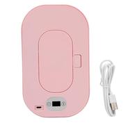 Mumusuki Scaldasalviette Portatile, Dispenser per Salviette Umidificate di Grande capacità Alimentato Tramite USB con Riscaldamento Rapido e Uniforme per Auto (Regolazione della temperatura rosata)