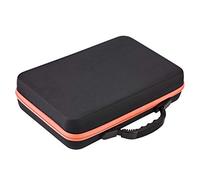 Mumusuki Scatole per Bottiglie di Olio, Custodia per Olio Essenziale con Inserto in Schiuma per Bottiglie da 5 Ml - 15 Ml da Viaggio, Guscio Rigido in EVA 60 Griglia (rosso)