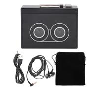 Mumusuki Stereo Wireless da 5,0 a Lettore a Nastro, Audio Portatile Portatile retrò Nostalgia, Registrazione Ricaricabile USB Mp3 Registratore (A)