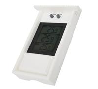 Mumusuki Termometro Digitale per Uso Interno Ed Esterno, Materiale ABS, Intervallo di Temperatura da -20 a 50 ℃, Design Sospeso per Barbecue da Giardino e Cucina