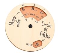 Mumusuki Wooden Melody Tool Corta Ruota per la Musica Mastery Explore Harmonies Scale di Accordi con Funzione Rotante per la Chitarra per Pianoforte Ukulele Bass Musicisti