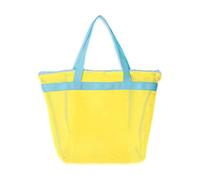 Mumuve Borsa da spiaggia di grande capacità borsa da viaggio borsa da toilette borsa da spiaggia borsa da spiaggia borsa giocattolo sabbia borsa giocattolo borsa per giocattoli, Cinturino Giallo Blu,