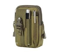 Mumuve Borsa da uomo marsupio multifunzionale borsa da cintura di mezza età anziana piccola borsa sportiva, Verde Senza Spalline, As shown in the picture (error 1-3cm)