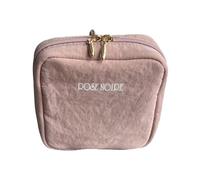 Mumuve Borsa da viaggio compatta per cosmetici per viaggi d'affari, Pesca scuro., Size:app. 15x12x5cm /5.9x4.72x1.96in