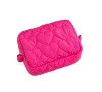 Mumuve Borsa organizer robusta ed elegante color caramella portatile per forniture da ufficio per mantenere il tuo essenziale in ordine astuccio per studenti, Rosso rosato, Taglia unica
