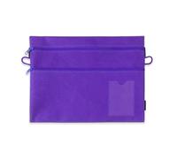 Mumuve Borsa per cancelleria con elastici per cartella di file formato lettera, multifunzione, penna a doppio strato, Multiplo-colori-19, 29.5x21.5cm