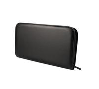 Mumuve Borsa per forbici da parrucchiere in poliuretano, ampia capienza per 3 o 4 cesoie, meravigliosa per parrucchieri professionisti, Nero , As shown in the picture (error 1-3cm)