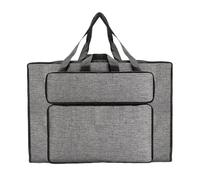 Mumuve Borsa per il trasporto del tavolo da disegno, resistente all'acqua, custodia per il trasporto di artisti, per pittura su tela, poster, Grigio chiaro
