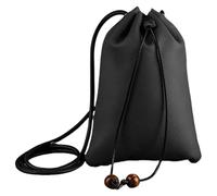 Mumuve Borsa vintage in pelle PU con coulisse, portamonete accattivante per shopping e viaggio, Nero , As shown in the picture (error 1-3cm)