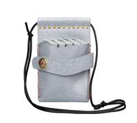 Mumuve Cura dei capelli Strumenti Styling Marsupio Salone PU Parrucchiere Strumento Pet Clipers Fondine Multi-Tasche, grigio, As shown in the picture (error 1-3cm)