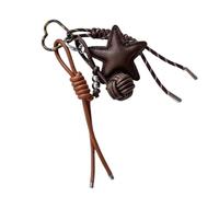 Mumuve Elegante accessorio in pelle a forma di stella, ideale per aggiungere personalità alle borse ed elevare i sensi della moda