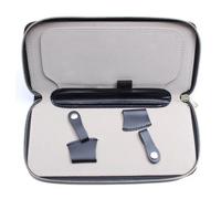 Mumuve Elegante borsa per forbici in pelle per barbiere parrucchiere comodo e parrucchiere