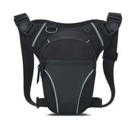Mumuve Marsupio impermeabile da gamba per escursionismo all'aperto per uomo donna moto bici ciclismo multiplo, Nero , As shown in the picture (error 1-3cm)