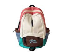 Mumuve Zaino di colore a contrasto di moda coreana per lo studente scolastico Casual di grande capacità del computer portatile borsa da viaggio