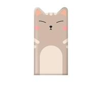 MUMUXIAO Pannello imbottito da parete 3D, 25 x 50 cm, con grazioso animale, anti-collisione, per cameretta dei giochi, protezione decorativa per testiera del letto, autoadesiva, colore: marrone